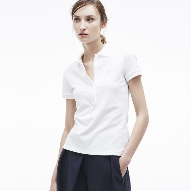 Lacoste short lapel T woman S-2XL-049